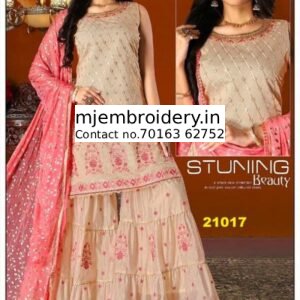 fancy top multi choli embroidery design