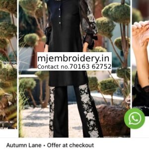 fancy multi fancy kurti & plazo emb... design